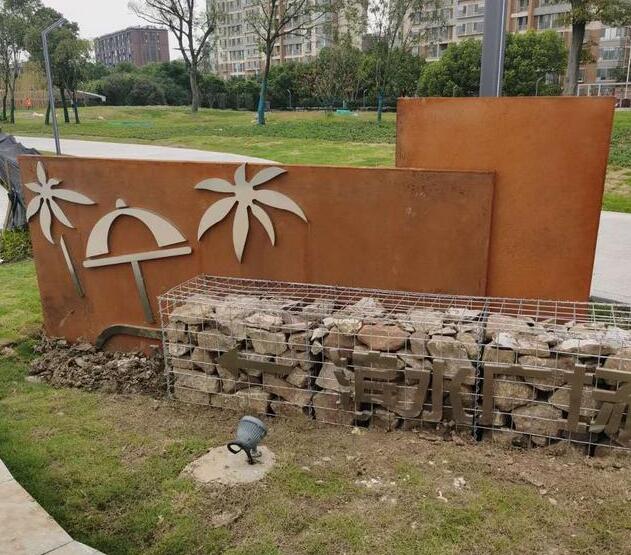 仙游锈钢板挡土墙